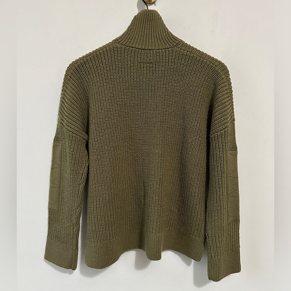 H&M Studio A/W 2014 Wool Ribbed Knit Green Sweater NWOT Size 6 - Picture 7 of 10